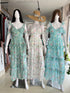 Summer Ruffle Sleeves Floral Sundress